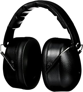 3M Folding Earmuff, Noise Reduction Rating (NRR) 25 dB, Adjustable Ear Muffs, Padded Headband For Comfort, Flexible & Adjustable Headband, Black, One Size Fits Most (90563H1-DC)
