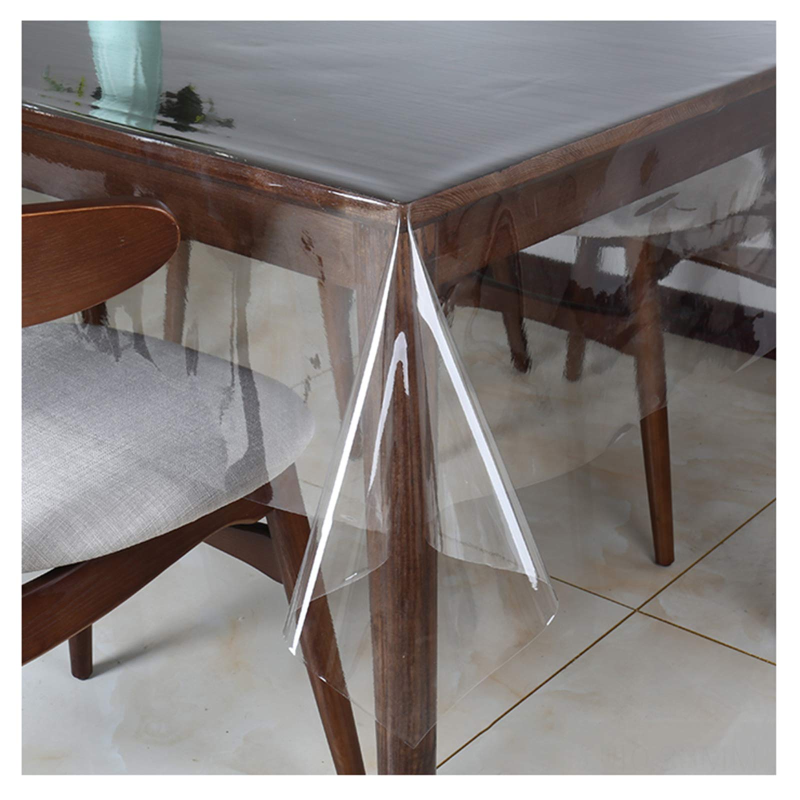 Nappe transparente tapis de chaise sols durs et table basse 120