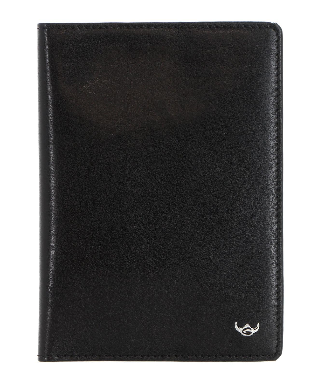 Golden Head Leder Ausweisetui Colorado RFID Protect Reisepasshülle 4453 Schwarz
