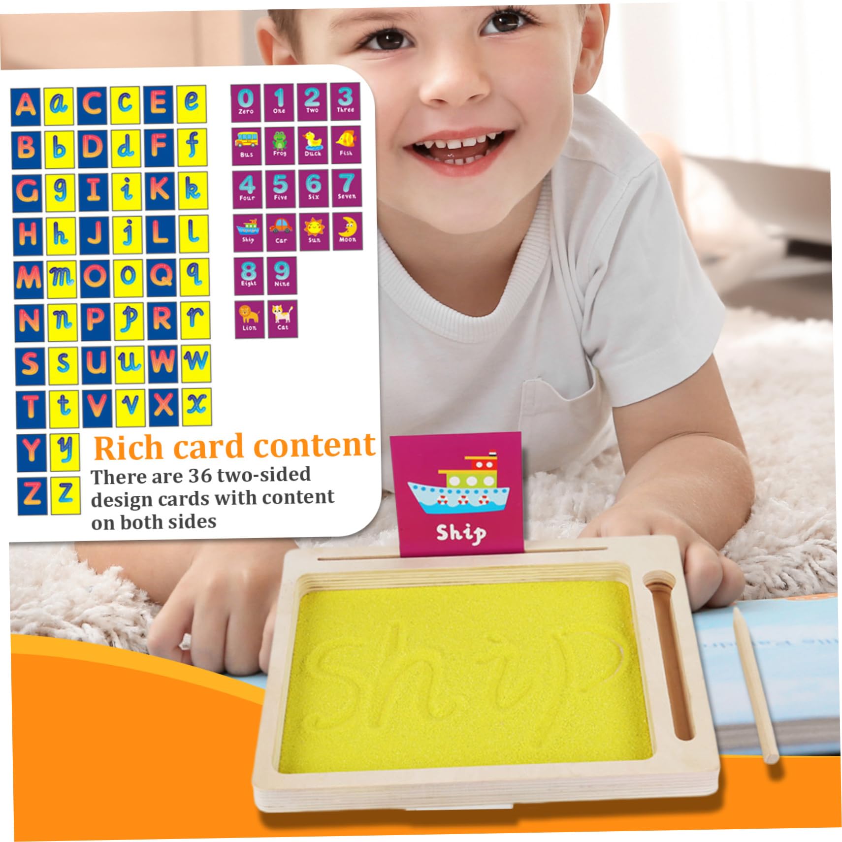 Plateau De Sable Pour Les Enfants 3+, Plateau De Sable En Bois