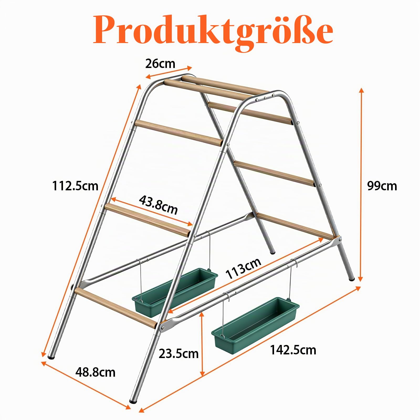 Hühnerstall Spielset, Sitzstangen für Hühner, Kombiniertes Hühnerspielzeug | Für Artgerechte Beschäftigung, Sitzstange aus Holz, Doppelleiterklettern und Füttern, für Hühnerstall und Hinterhofgeflügel