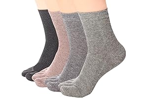 Women's Socksana: Game-Changing Five-Finger Athletic Socks for Enhanced Toe Comfort