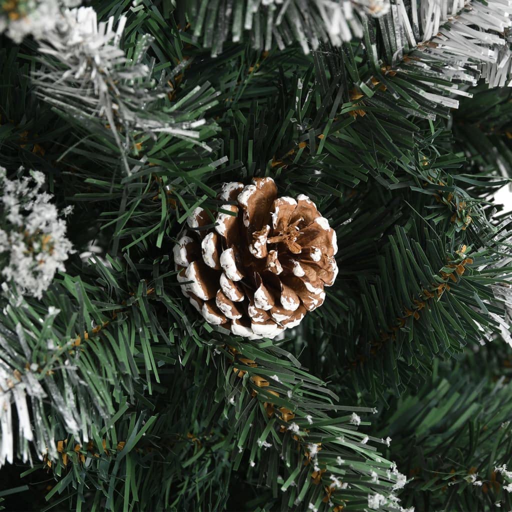 Albero Di Natale Con Luci,Albero Di Natale Foltoalbero Di Natale Artificiale Con Base Verde 150 Cm Pvc Adatto Per Ingresso, Festa, Cortile, Giardino, Hotel, Negozio
