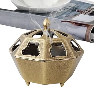 Eojpdji Räucherstövchen Dekoartikel | Zinklegierung Räucherbrennerhalter | Luftreinigung Und Raumbedufter Für Meditation Wohnzimmer Schlafzimmer Teezimmer