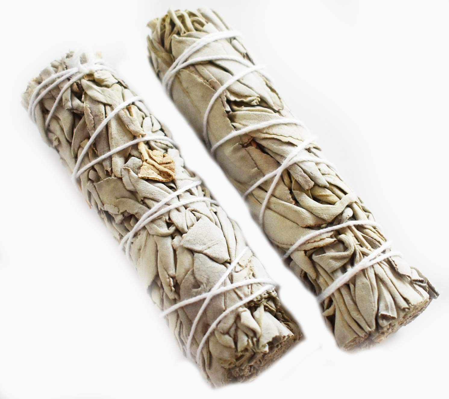 California White Sage Smudging Sticks x 4 Mini Baby (4”-4.5") 25g - 30g Each Incense Wands - K&K Express Goods