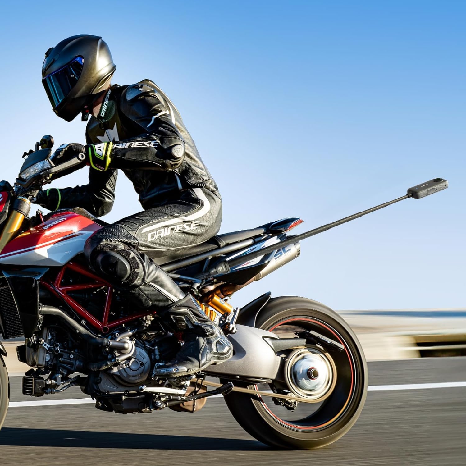 Insta360 Motorrad-U-Bügel-Halterungs-Set, komplette Version, komplettes Montageset X6/X5/X4/X3/X2/X 360 Kameras, kompatibel mit ACE/ACE PRO 2/GO 3/3S/2, DJI OSMO 360/Action 4/3/2 und GoPro 13/12/11