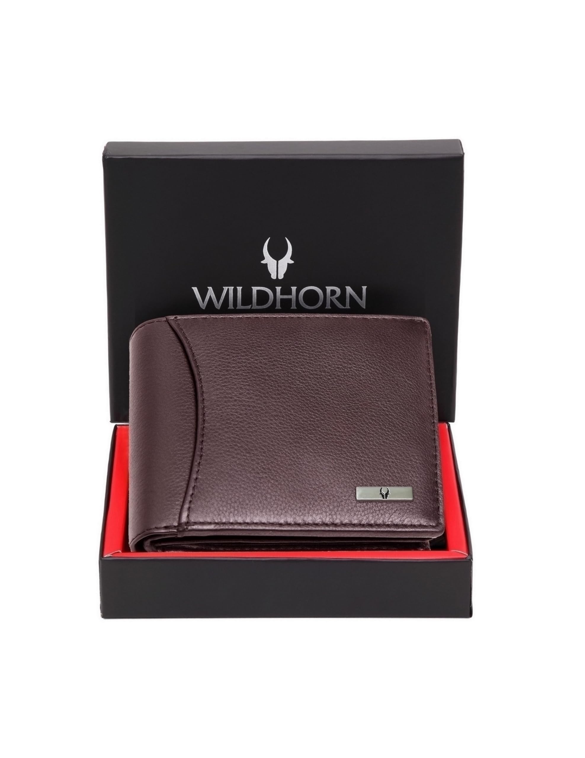 WildHorn Rfid Protected Leather Wallet For Men, Brown