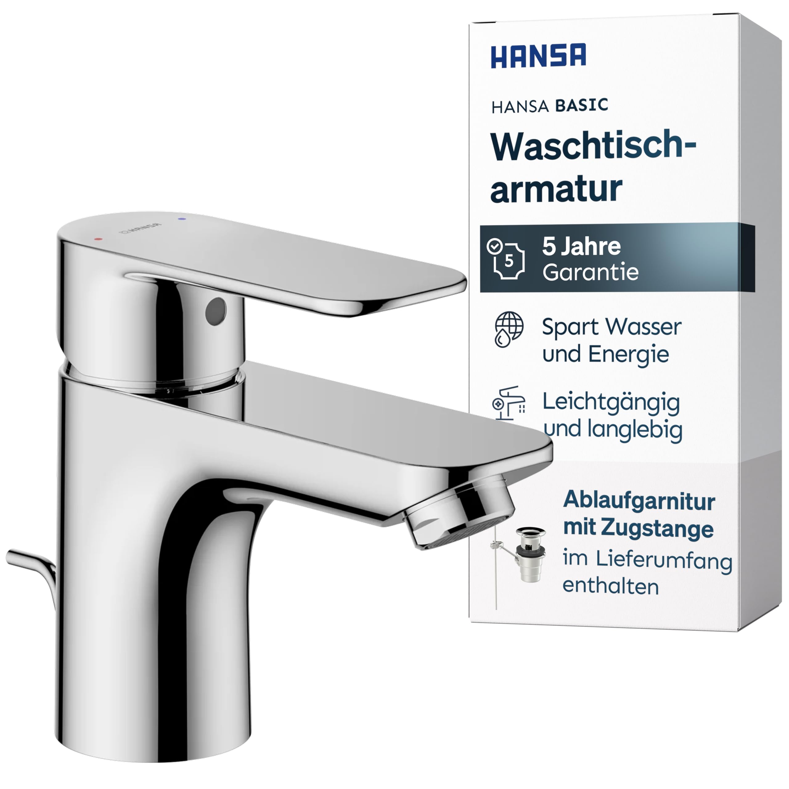 Hansa Waschtischbatterie Basic vc