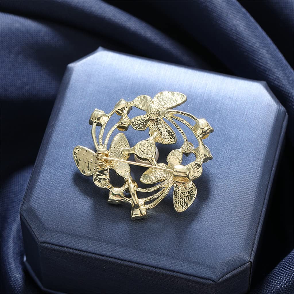 Accesorios para Mujer, Broche de Solapa con Accesorios envolventes de Mariposa de nicho, Cien con Accesorios