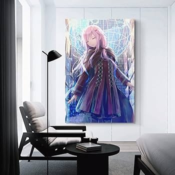 Amazon.co.jp: 絵画 ギルティクラウン 楪いのり ポスター アートパネル