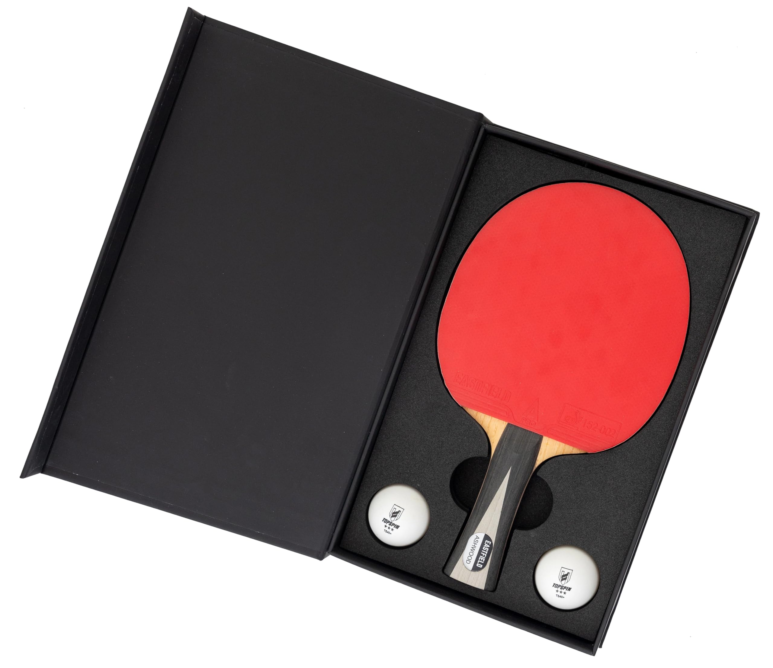 Topspin Gold Premium Table Tennis Racket Case - White Gold 1