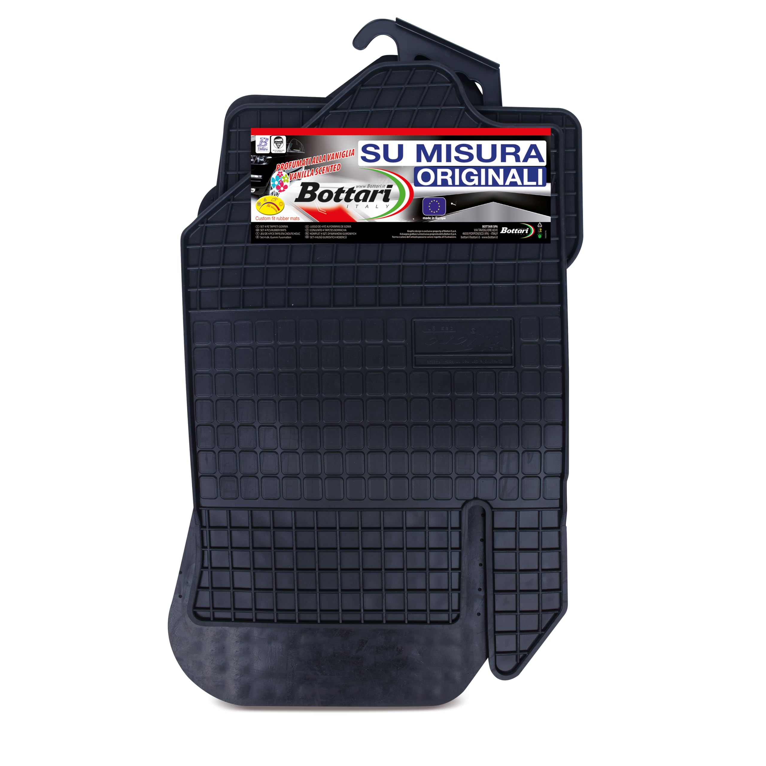 Bottari 39748 Set 4 Tappeti Auto in Gomma per Jeep Avenger dal 2023 ad oggi
