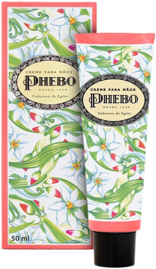 Phebo Linha Mediterraneo Creme Para Maos Tuberosa do Egito 50 Ml Mediterranean Collection - Egyptian Tuberose Hand Cream 1.7 Fl Oz