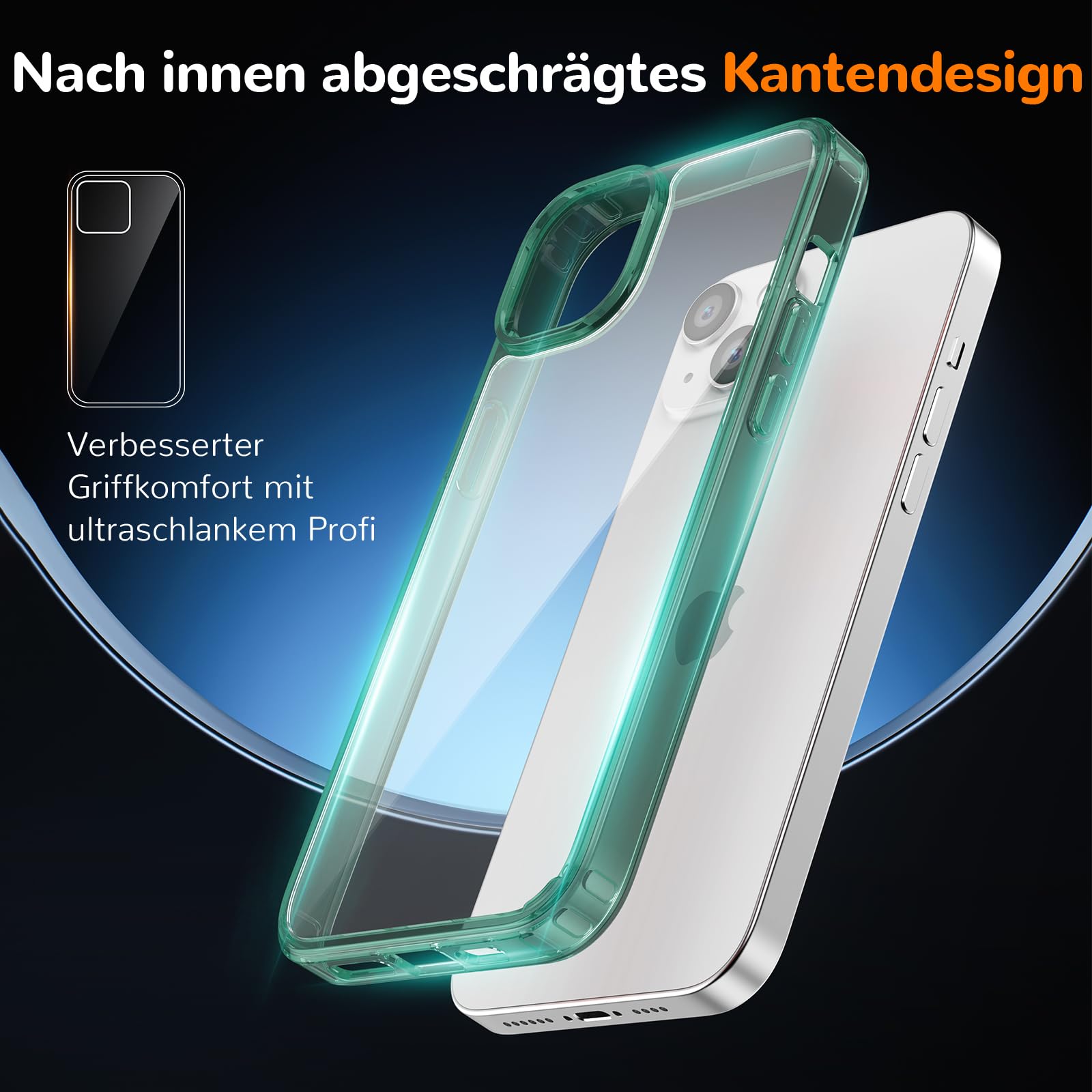 Clear Case for iPhone 15, Ultra Thin, Shockproof TPU Cover, Anti-Yellowing, Crystal Clear, Phone Case for Apple iPhone 15 - Clear — view 385
