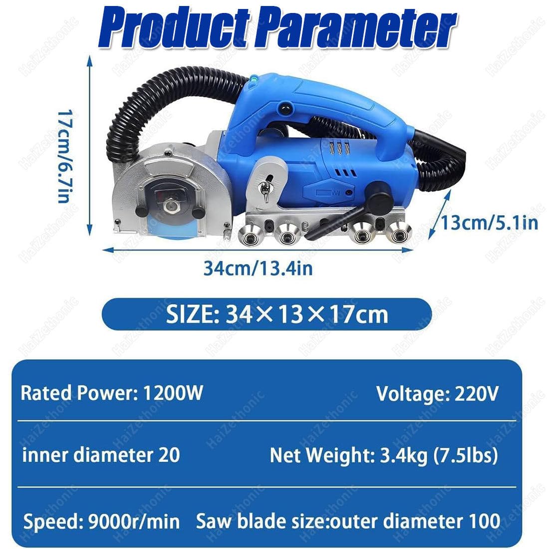 Limpiador Juntas Eléctrico 1200w,Evita Desconchado Las Baldosas 5sawblade