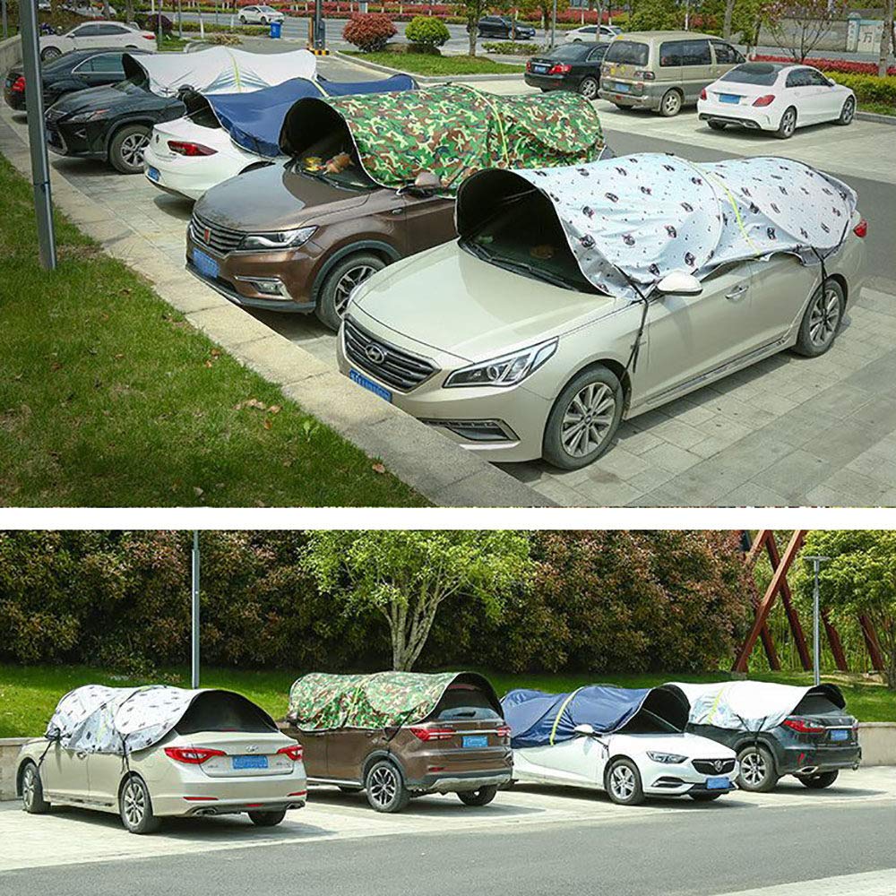 BâChe Voiture Exterieur Housse De Protection Oxford Couverture ImperméAble Auto, Housse De Protection De Voiture BâChe ImperméAble à L’Eau Et éTanche à La PoussièRe Protection,Green