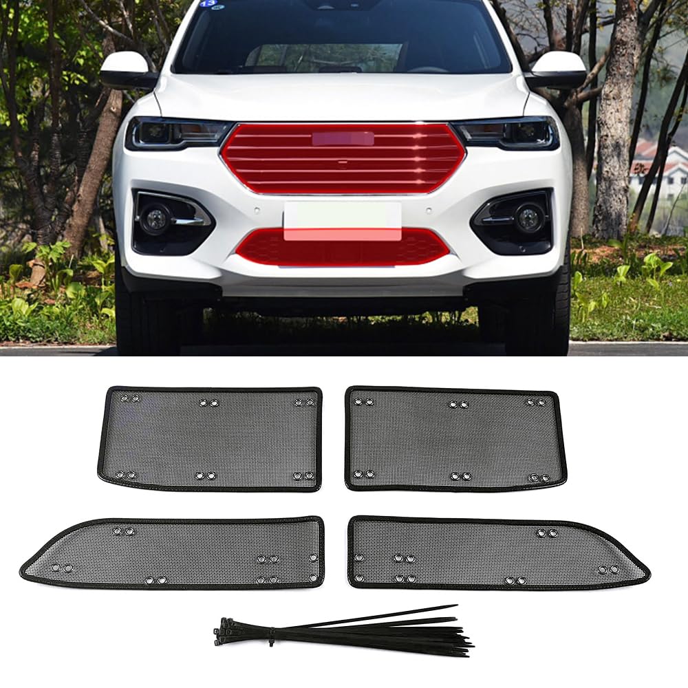 Dla Haval, dla H6 2017-2019, przednie grille siatka na owady