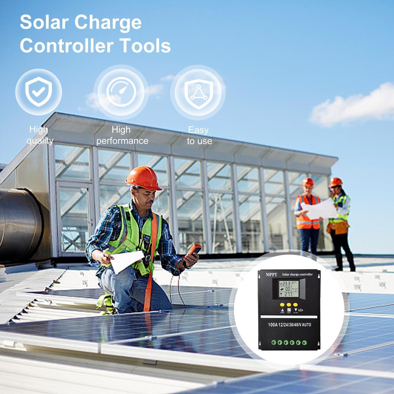 Regulador solar USB, regulador de carga solar ajustable con pantalla LCD | panel de carga de monitoreo intuitivo para , villa, , luces de calle, yate