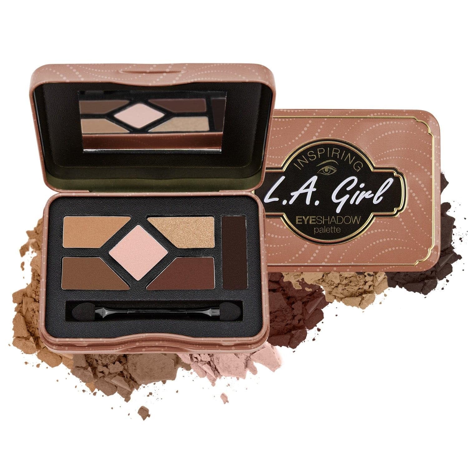 L.A. Girl Inspiring Eyeshadow Tin, Naturally Beautiful GES335 0.21 Ounce (Pack of 1)