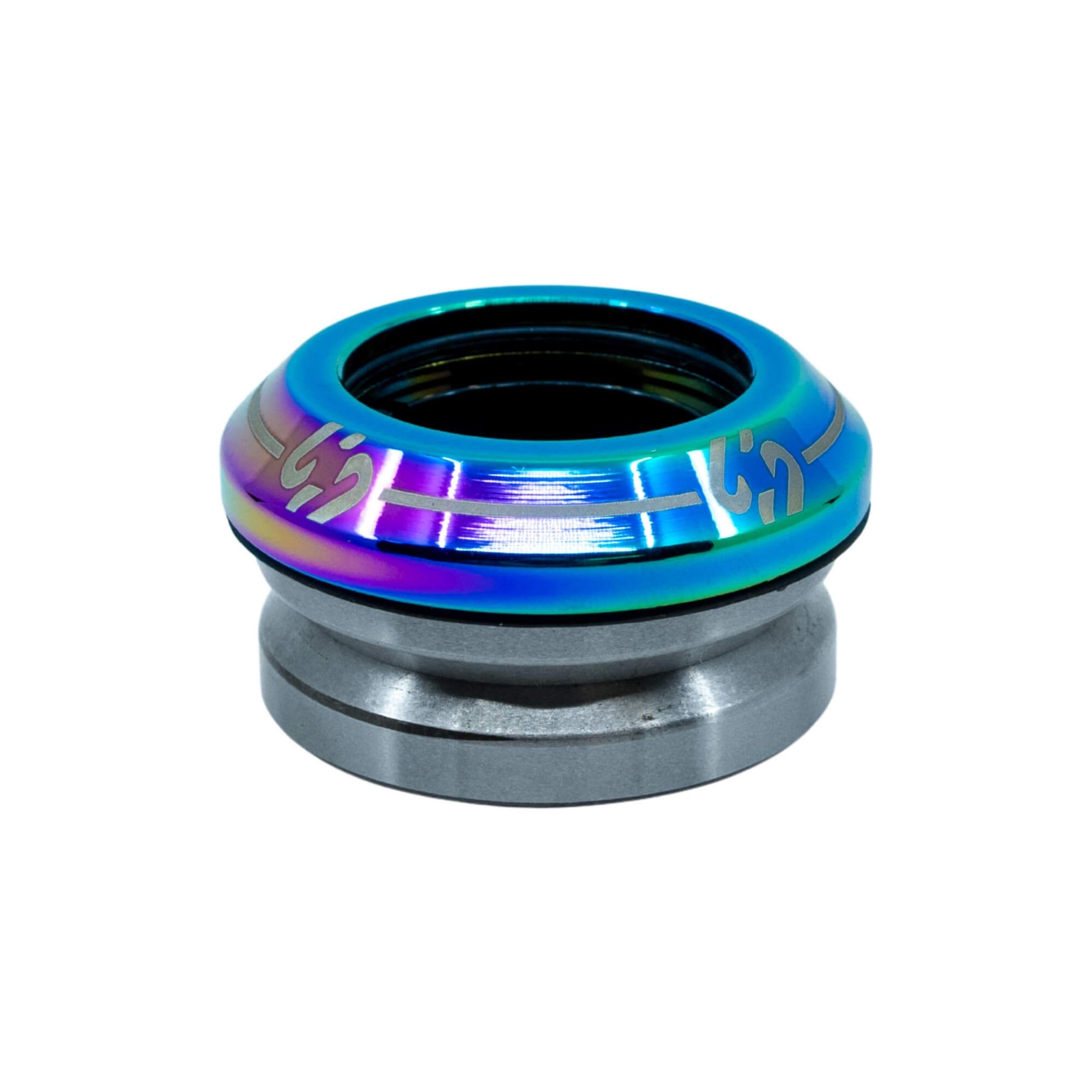 CORE Icon Stunt Scooter Headset - for Bikes and Scooters Fully Integrated 1 1/8 headset bearings Compatible with all BMX and Stunt Scooters - Neochrome