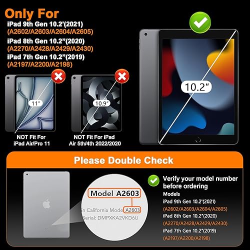 Miniatura 9 de avakot Paquete de 2 protectores de pantalla para iPad Pro 10.5  Película de vidrio templado resistente a los arañazos compatible con iPad Air 3