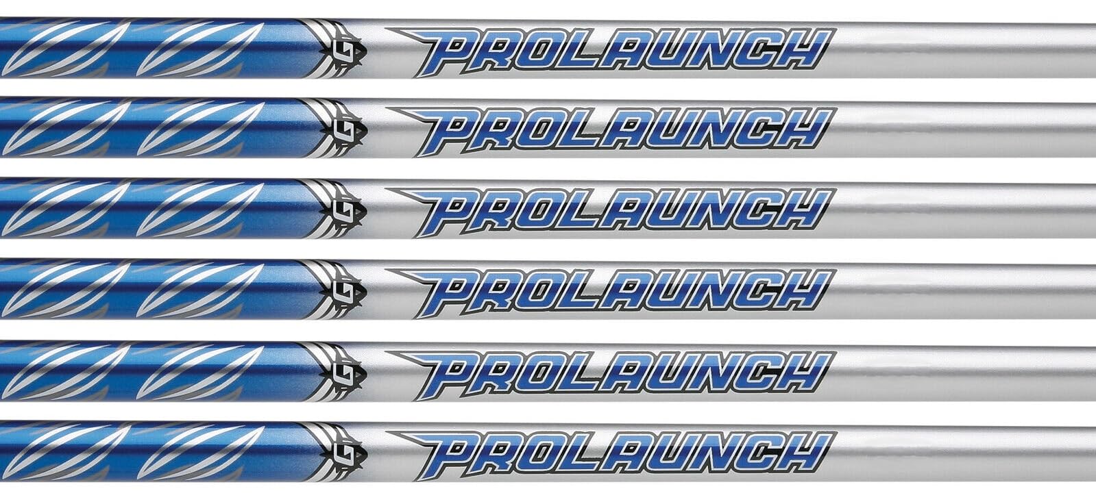 Grafalloy ProLaunch Blue 50 Graphite Iron Shafts 4-PW, Set of 7 Shafts - .370 Parallel (Choose Flex) (Flex: Senior (A))