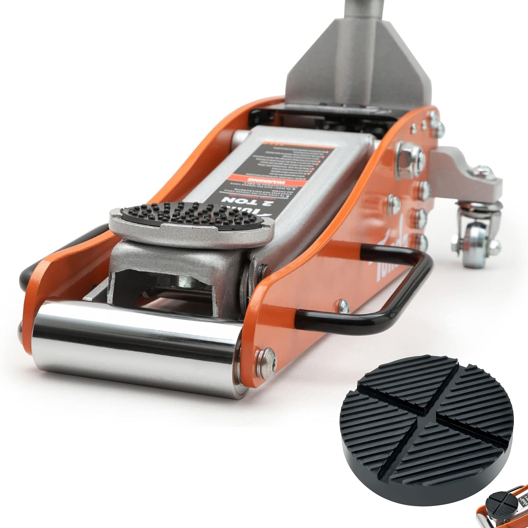 Low Profile Floor Jack with Large Pad 1 Pack