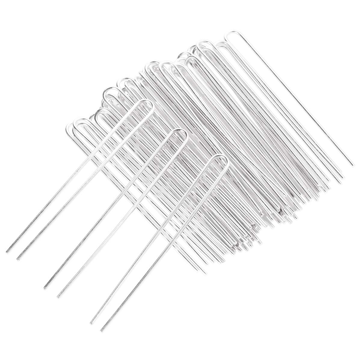 Artibetter 50 horquillas Professiona en forma de U para mujeres y niñas y peluquerías (blanco)