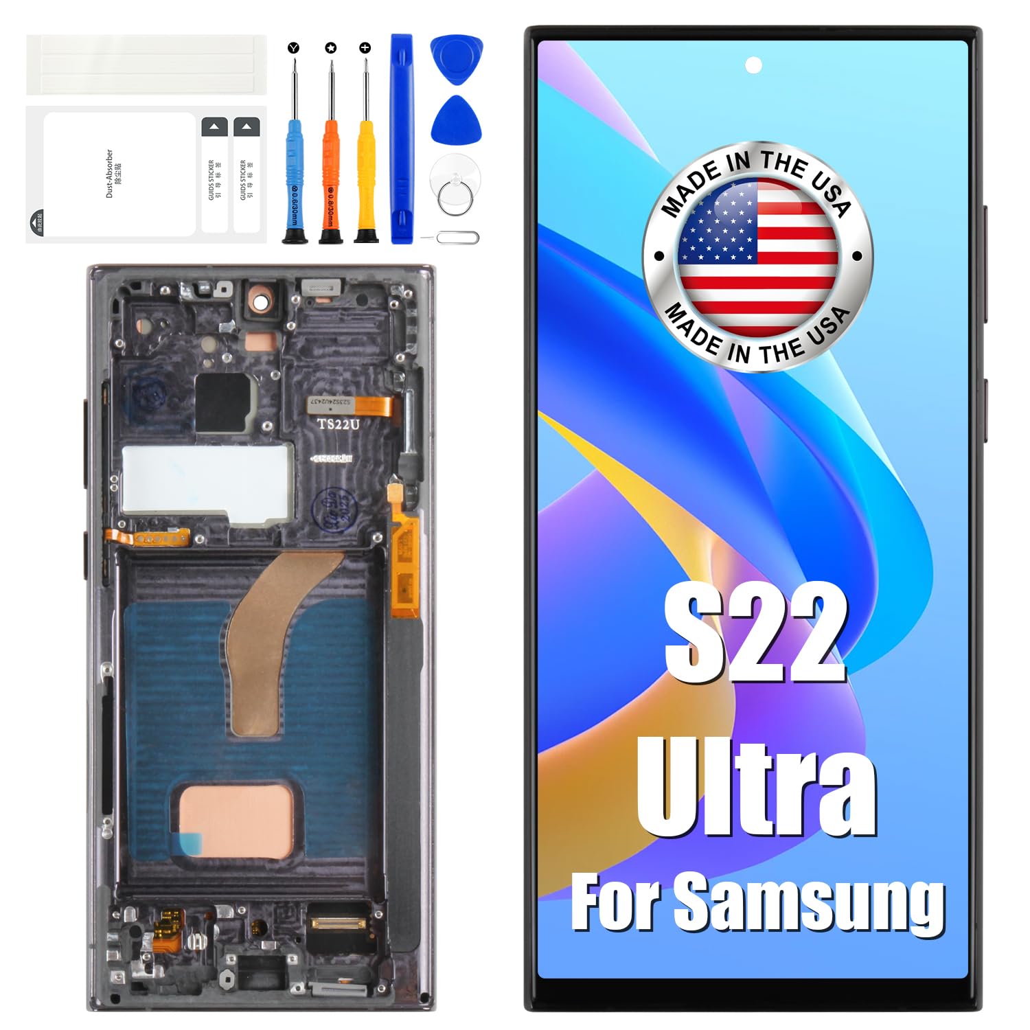 Amazon.com: A-MIND TFT for Samsung Galaxy S22 Ultra 5G Screen