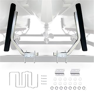 ALMULOO 30" Boat Trailer Guide Posts Brackets, Pontoon, Ski, Fishing Sailbo
