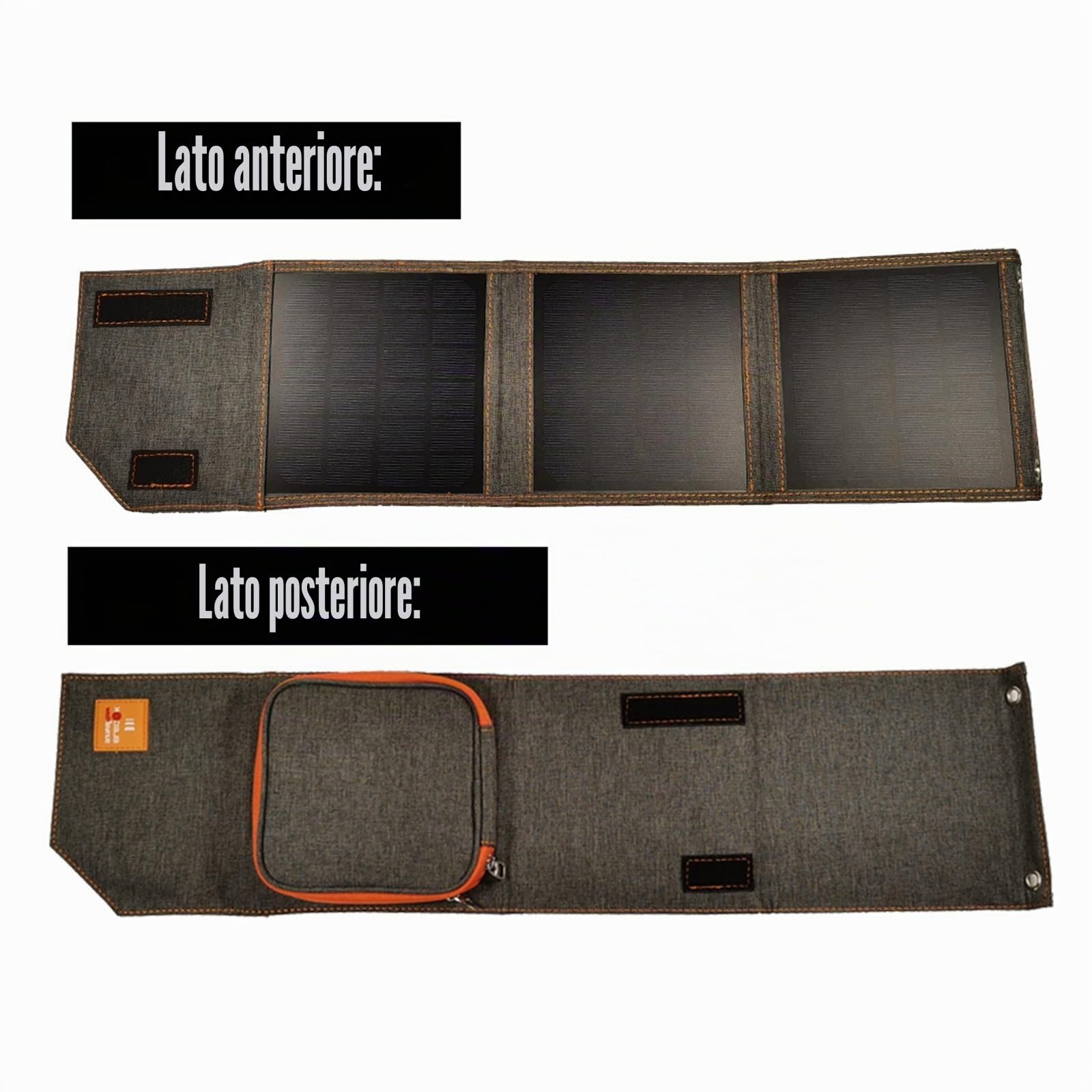 150W pannello solare pieghevole borsa esterna impermeabile a carica rapida for telefono cellulare Power Bank campeggio escursionismo 3/4 volte Uscita Ideale(80W 5V 750X130mm)