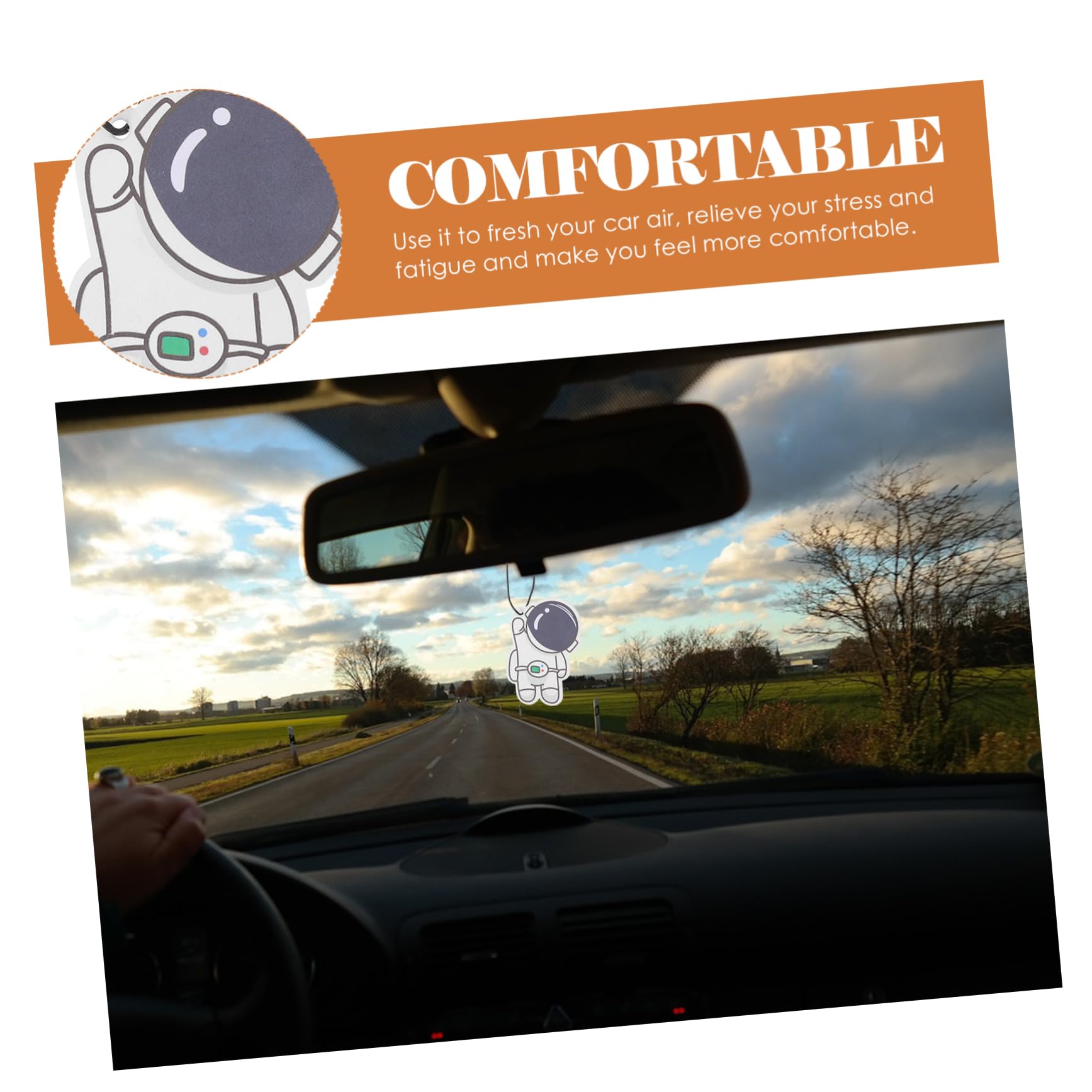 SOLUSTRE 40 Stk Auto-Aromatherapie-Papier Auto-Parfüm-Dekoration hängende für Autos auto innenraum zubehör car interior accessories Auto-Erfrischer-Anhänger Autoerfrischer