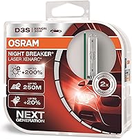 Vista 4 de OSRAM XENARC Night Breaker Laser D3S, 200% más de brillo, bombillas de xenón HID, lámparas de descarga, 66340XNL-HCB (doble)