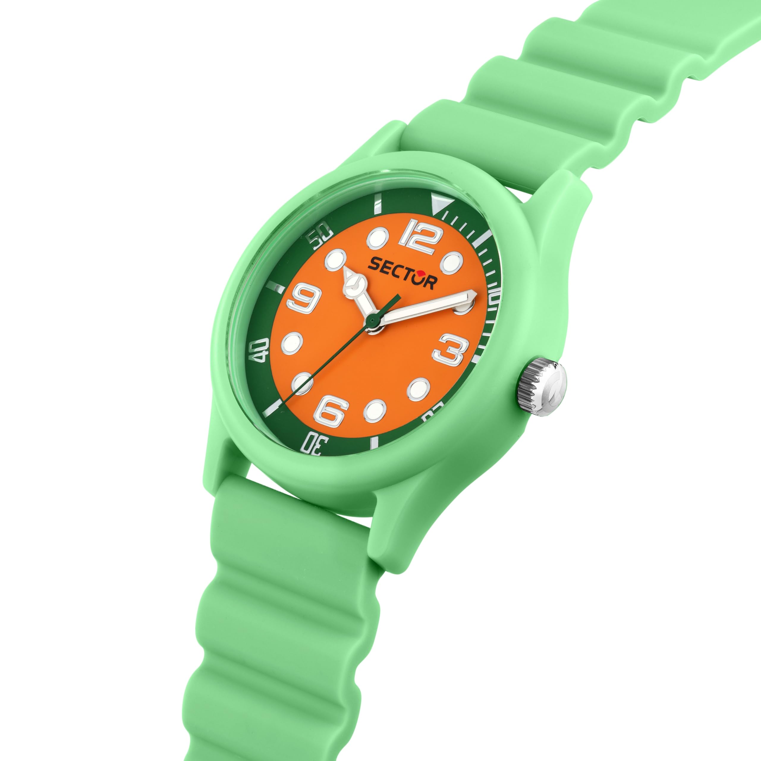 Sector No Limits Orologio Uomo, Solo tempo, Analogico, 41 mm, Collezione H2O, Silicone