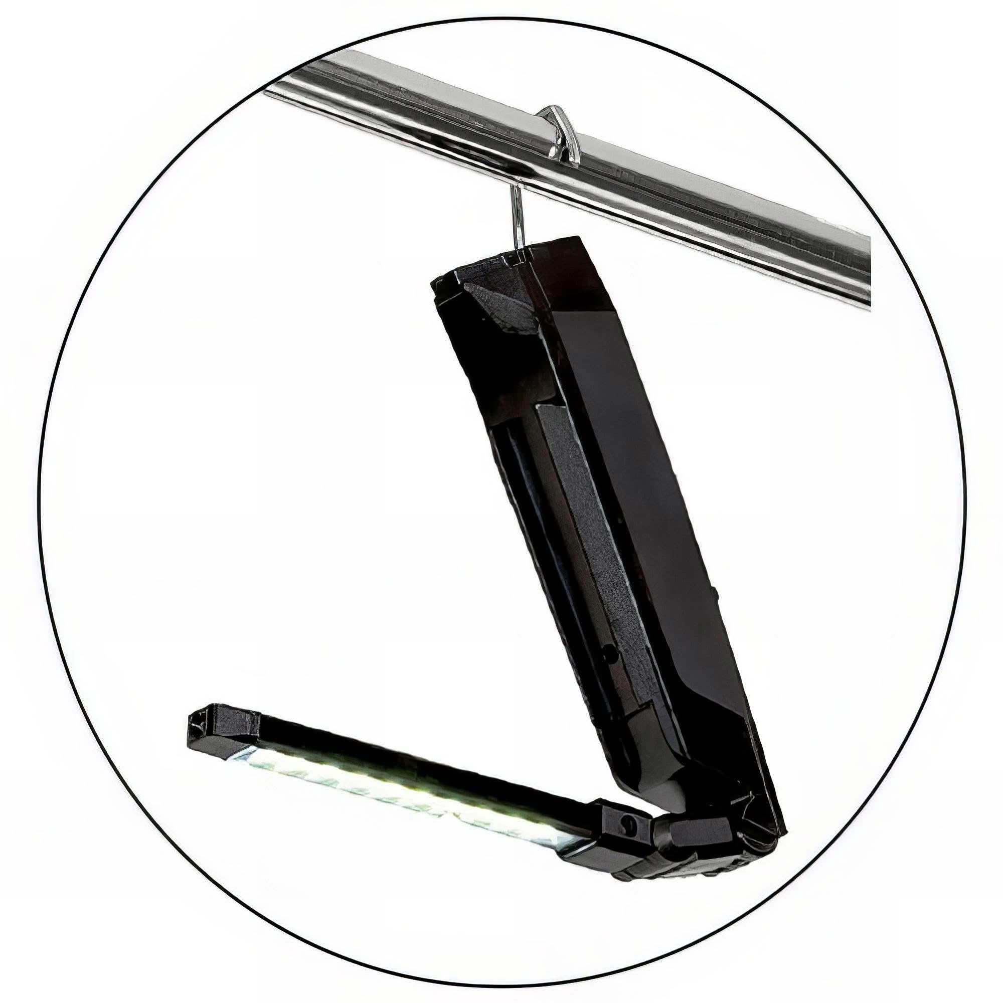 Ribimex PRPL5/501P Lampe Torche Antichoc 500 LM Noir