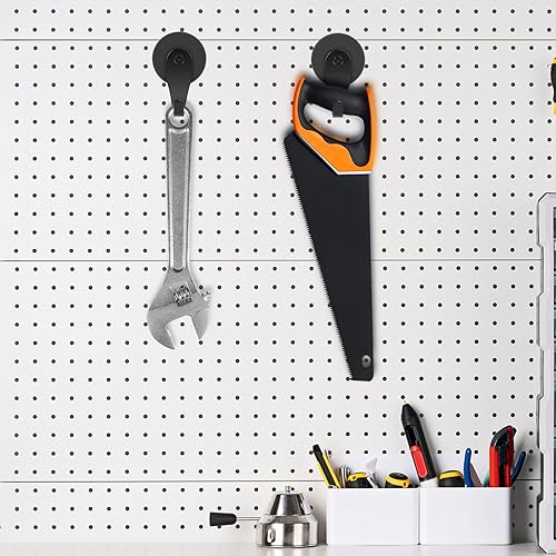 Vista 31 de FYY Percha magnética para corona, paquete de 2 imanes resistentes con gancho para refrigerador, ganchos magnéticos para decoración de Navidad