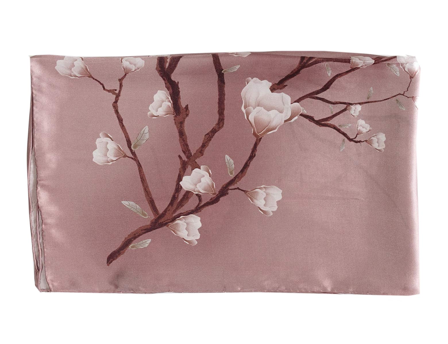 Sciarpa da donna in 100% seta, leggera, in raso, 150 x 50 cm Color018 90