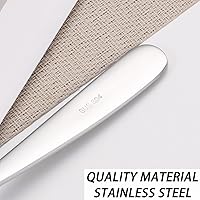 Vista 4 de Cuchara grande para servir, juego de cucharas de servir de 9 pulgadas, utensilios de servir de catering de acero inoxidable para fiestas, bufé