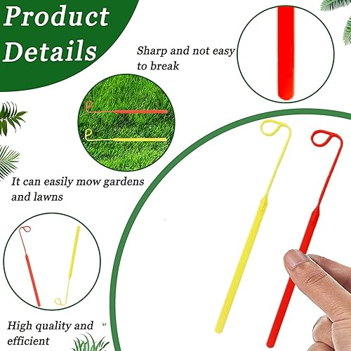 Miniatura 4 de Paquete de 48 cuchillas flexibles de repuesto para bordeadora de recortadora, cuchillas universales para herbicidas, cuchillas de repuesto de