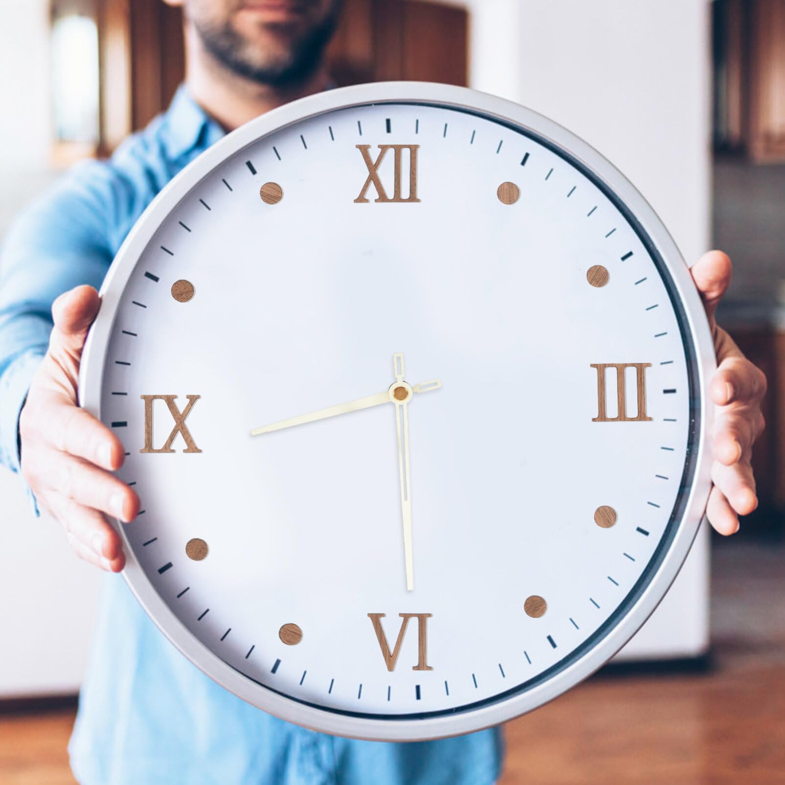 Horloge murale en bois bricolage chifes horloge chifes Kit remplacement horloge chifes numérique horloges murales reloj pared mecanisme horloge  15