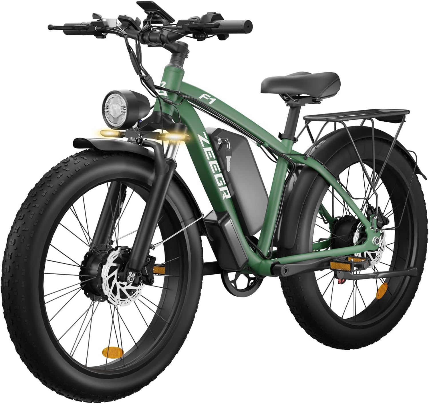 Electric Bike for Adults, 2000W 26” Fat Tire Electric Bike, 35MPH AWD Dual Motor Electric Bicycles, 48V 22.4AH Battery Fast Ebikes Dual Hydraulic Brakes Electric Bike for Adults, 2000W 26” Fat Tire Electric Bike, 35MPH AWD Dual Motor Electric Bicycles, 48V 22.4AH Battery Fast Ebikes Dual Hydraulic Brakes