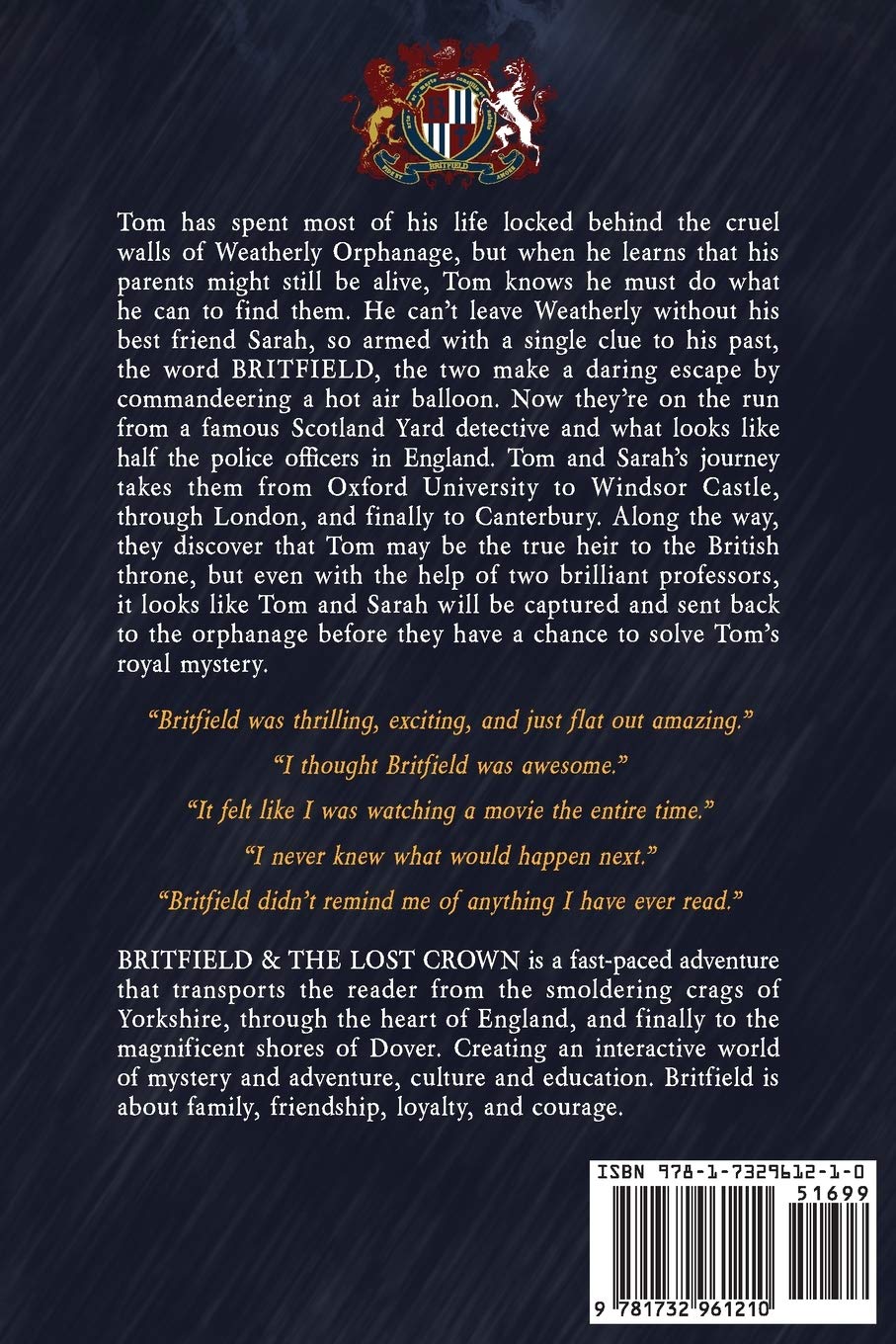 Britfield and the Lost Crown: (Britfield Series, Book I)