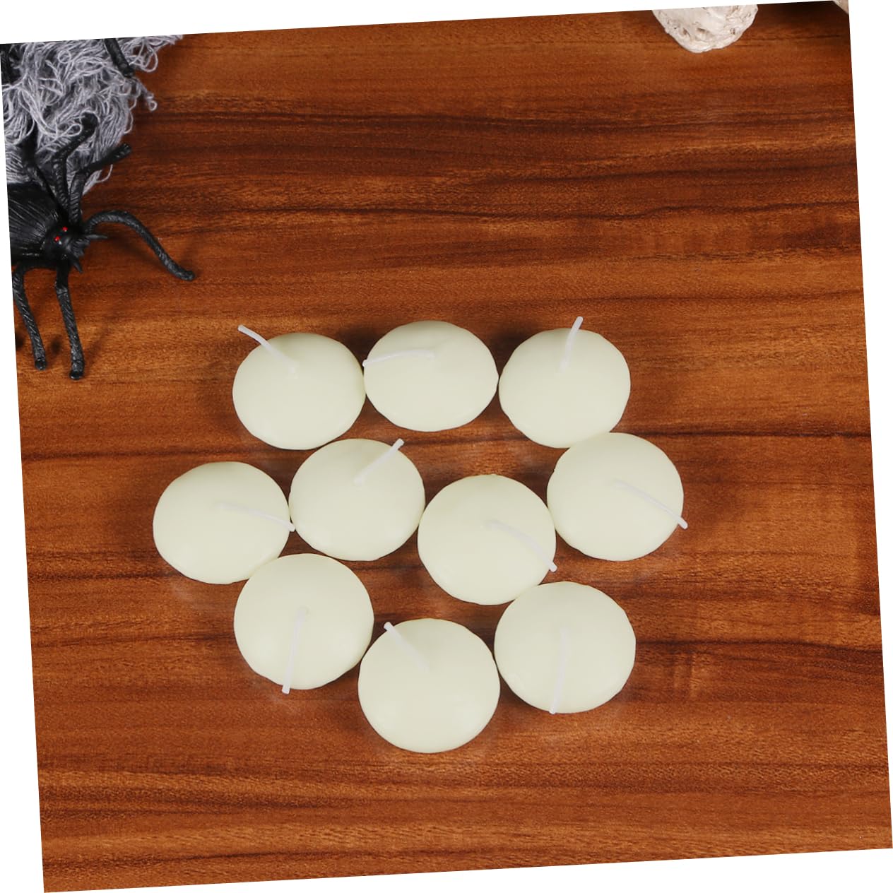 MAGICLULU 50piezas Velas Flotantes Para Boda Velas De Disco Decorativas De Boda Para Fiestas Eventos Navidad