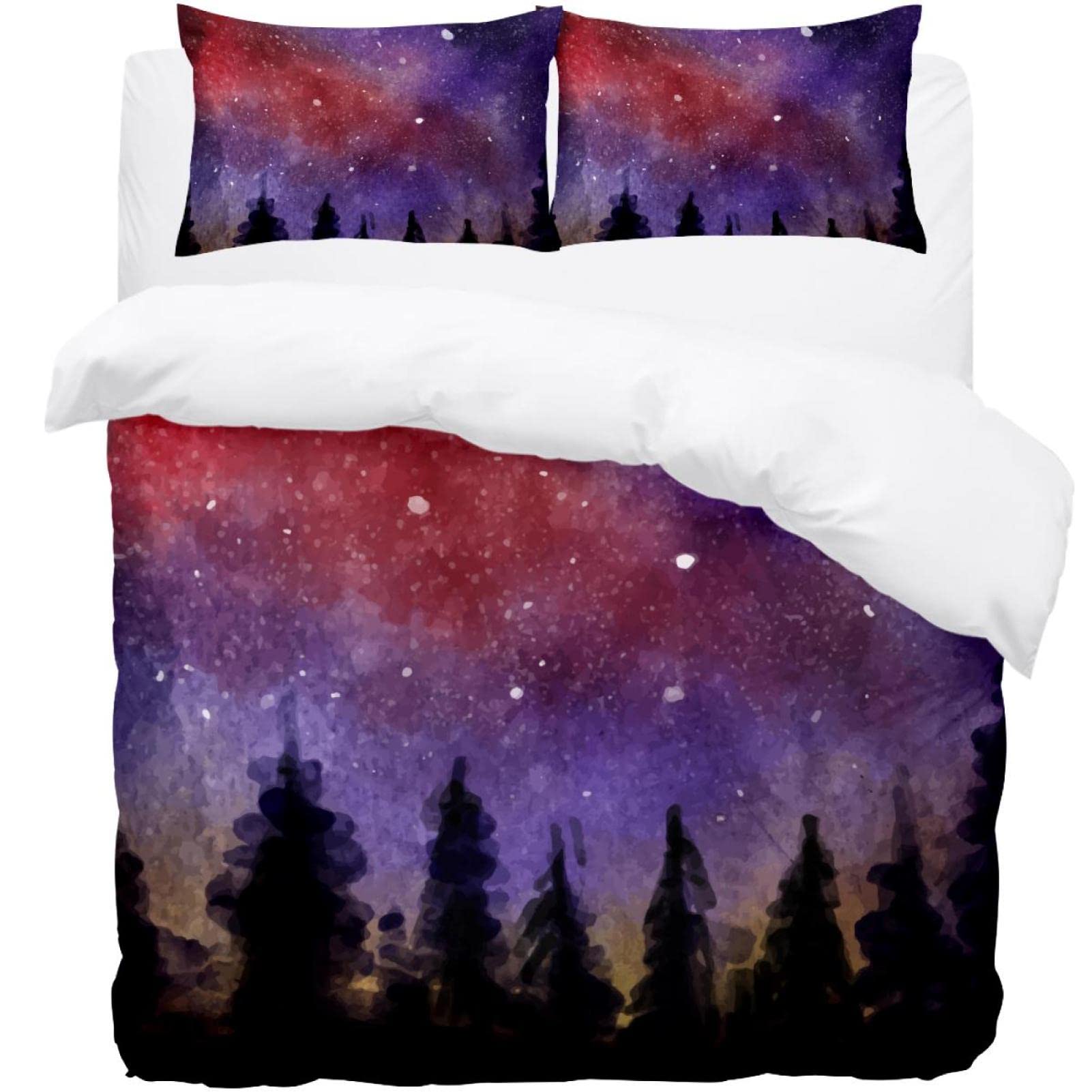 Linge de lit d'hiver Nuit étoilée : fini les nuits froides avec cette housse de couette douce