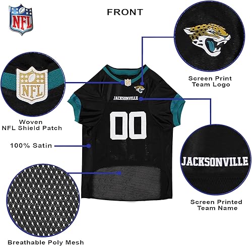 Miniatura 195 de Camiseta para perro de los Baltimore Ravens de la NFL, talla: XXL, el mejor atuendo de camiseta de fútbol americano para perros o gatos, camiseta