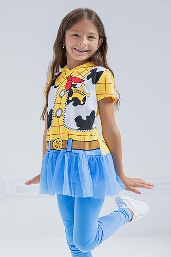 Miniatura 2 de Disney Pixar Toy Story Minnie Mouse Mickey Mouse Winnie the Pooh - Conjunto de camiseta y leggings para niñas pequeñas