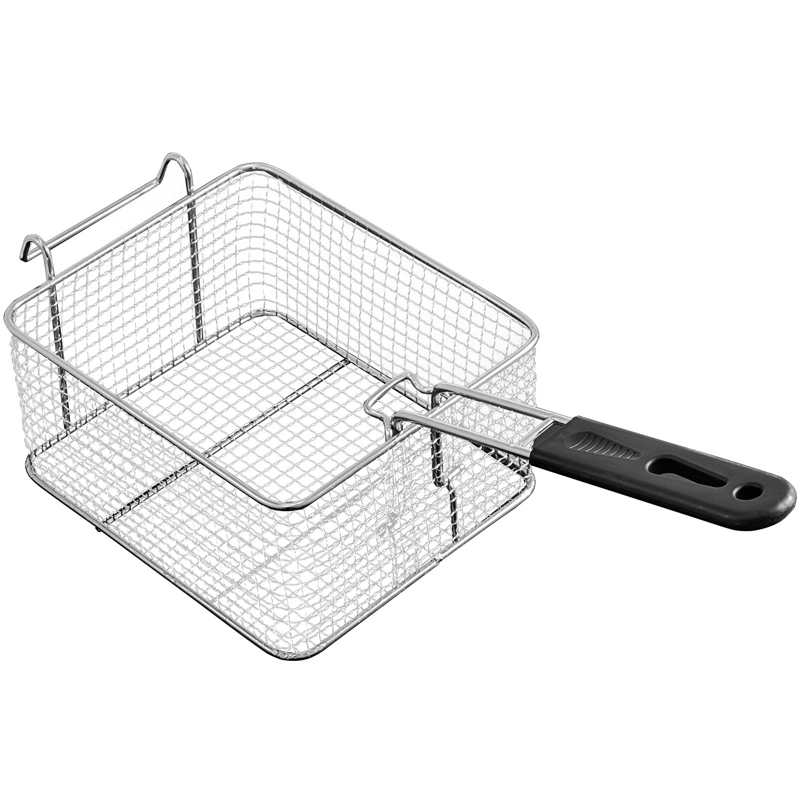 VEVOR Friggitrice Elettrica Professionale 12L 5000W con Doppio Cestino Elettrico Doppio Serbatoio Controsoffitto Friggitrice Francese in Acciaio Inossidabile