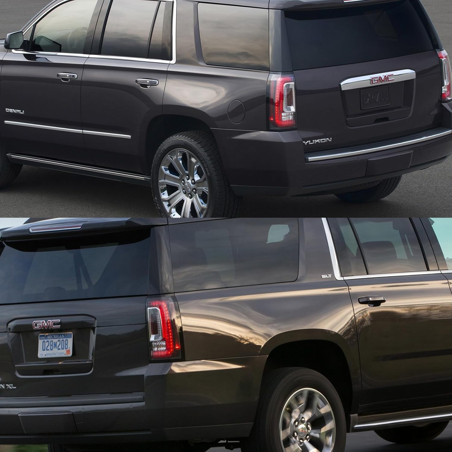 led tail light assembly, compatible with 2015 2016 2017 2018 2019 2020 gmc yukon/yukon xl denali sle slt rear lamp brake taillights replacement gm2801268, 84536243, 23380460 (right passenger side)