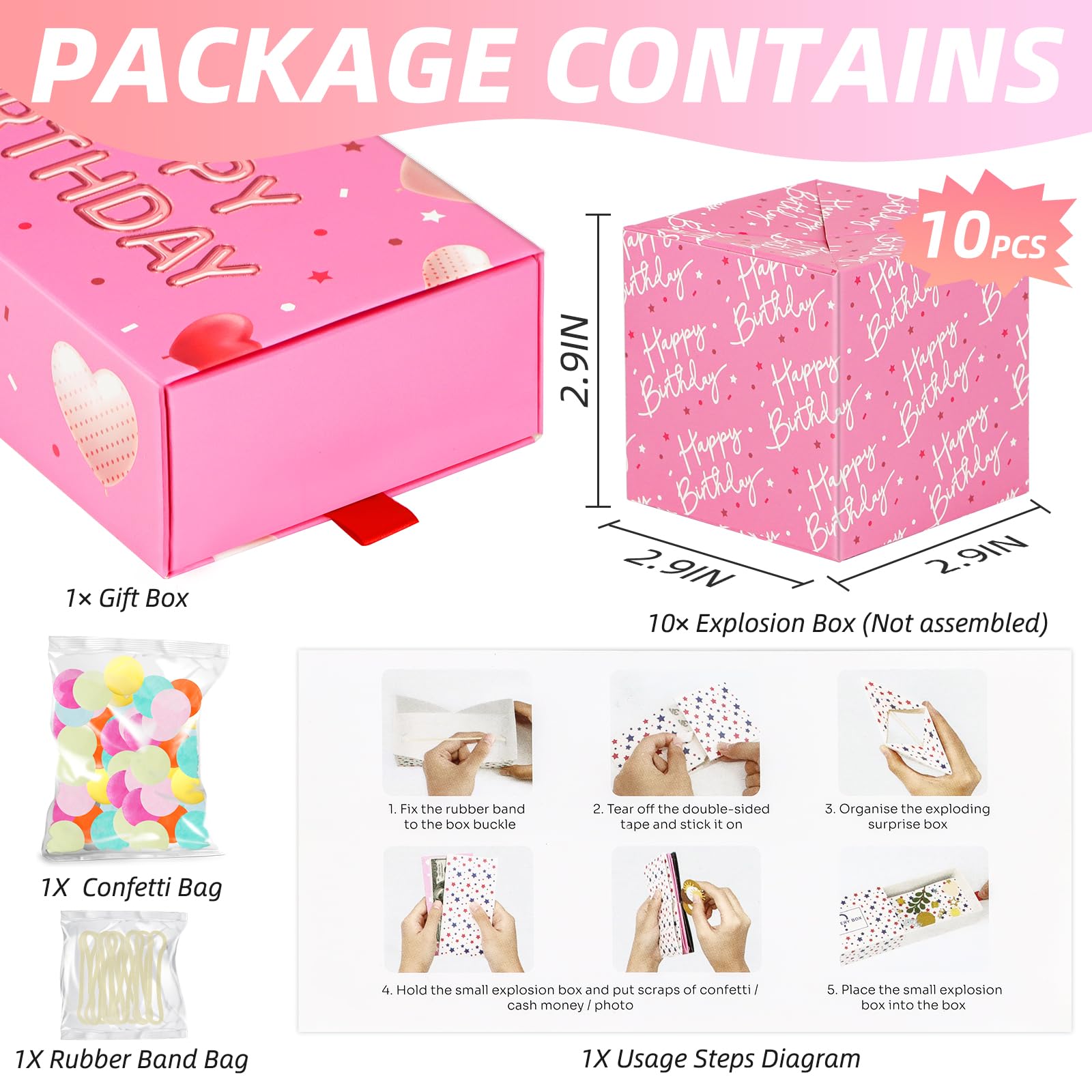 Snapklik.com : WenmthG Happy Birthday Surprise Gift Box Explosion For ...