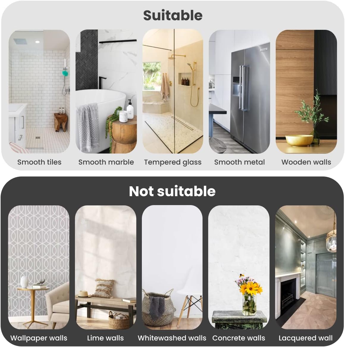 Shower Caddy, 3 Pack Black Shower Shelves, 3 Adhesive Hooks and 20 Hooks Total for Bathroom, Large Capacity, Rustproof Stainless Steel, No Drilling, Easy Installation Shower Shelf for Inside Shower